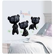 Brave 3 Brother Bears Peel and Stick Giant Wall Decals